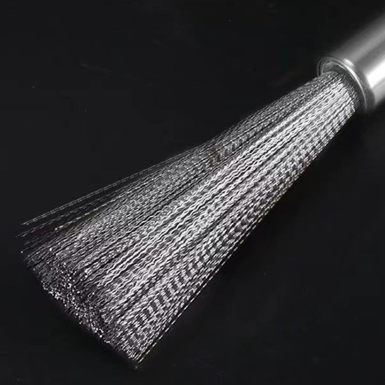 Cookware Scrubber Brush Stainless Steel Cleaning Brush for Pots, Frying Pans, 24cm - Cleaning Tools by buy2fix | Online Shopping UK | buy2fix