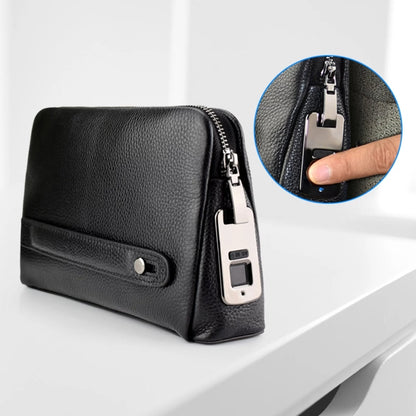Embedded Luggage Fingerprint Lock USB Charging Super Long Standby Smart Lock(Silver Black) - Padlocks by buy2fix | Online Shopping UK | buy2fix
