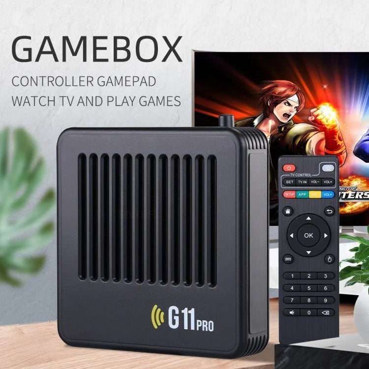 G11 PRO Game Machine TV Box Dual System HDMI HD 4K Retro Arcade, Style: 64G+Charging Handle - Pocket Console by buy2fix | Online Shopping UK | buy2fix