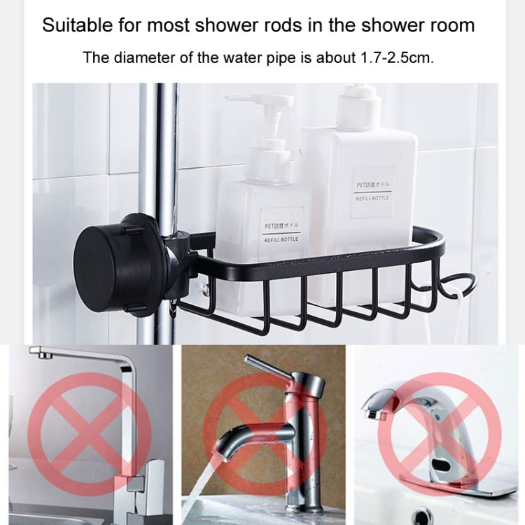 Kitchen Faucet Shelf No-Punch Sink Rag Drainage Basket Sponge Drainage Storage Rack, Style: C Black - Shelf by buy2fix | Online Shopping UK | buy2fix