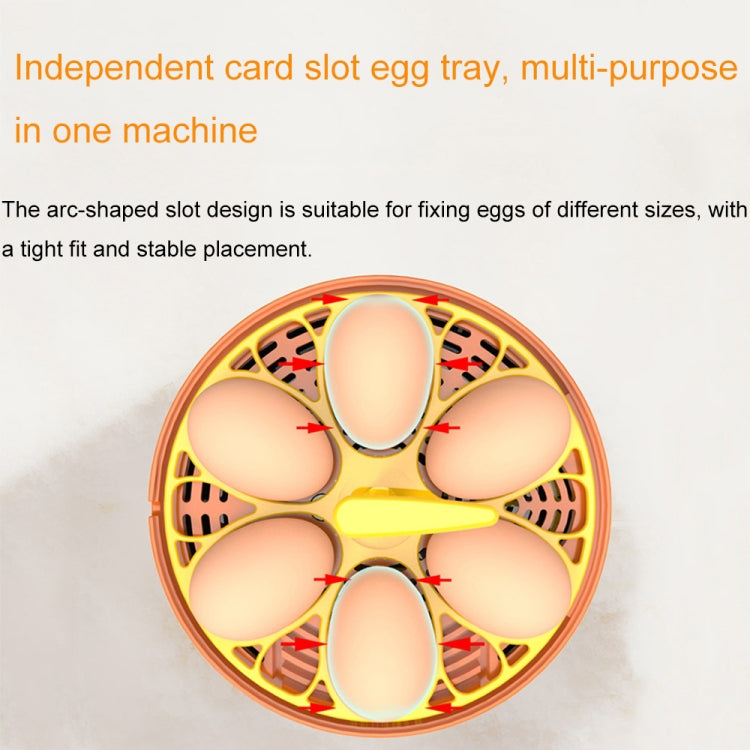 6-Eggs Small Household Experimental Children Smart Chicken Incubators, Spec: Manual EU Plug - Incubators by buy2fix | Online Shopping UK | buy2fix