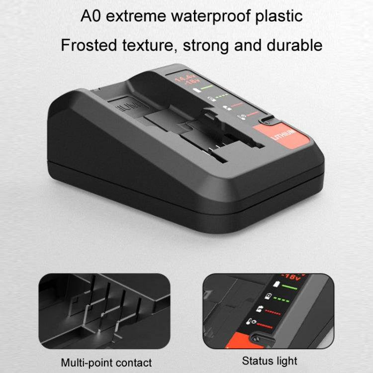 For BlackDeck 14.4~20V3A Tool Lithium Battery Charger, Specification: EU Plug - Electric Saws & Accessories by buy2fix | Online Shopping UK | buy2fix