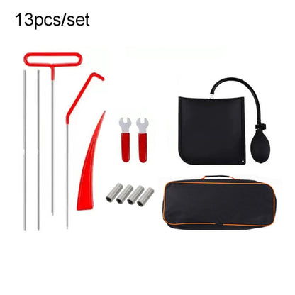 Car Air Bag Wedge Pump Audio Disassembly Repair Kit(13pcs/set Red) - Hand Tool Sets by buy2fix | Online Shopping UK | buy2fix