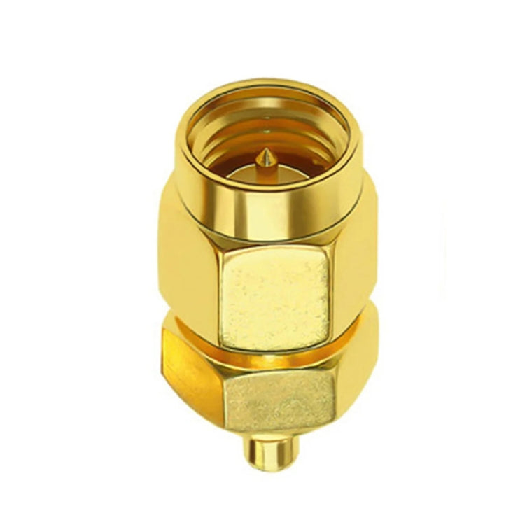SMA Male To  MMCX Male Coaxial Adapter Kit Brass Coaxial Connector RF Antenna Adapter - DVB-T & Simulation Antenna by buy2fix | Online Shopping UK | buy2fix