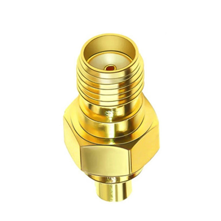 SMA Female To MMCX Female Coaxial Adapter Kit Brass Coaxial Connector RF Antenna Adapter - DVB-T & Simulation Antenna by buy2fix | Online Shopping UK | buy2fix