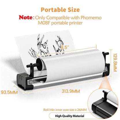 Phomemo M08F Printer Holder For A4 Rolls Thermal Paper - Printer Accessories by Phomemo | Online Shopping UK | buy2fix