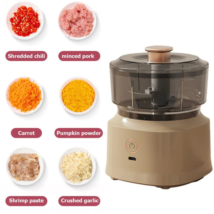 JRQ-01 Home Wireless Electric Meat Grinder Kitchen Garlic Pounder, Size: Long-press(Coffee) - Stirrer & Squeezer by buy2fix | Online Shopping UK | buy2fix