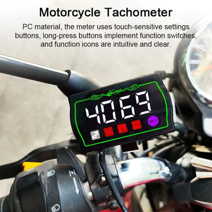 4 in 1 Ambient Temperature Gauge Morfayer Locomotive Intelligent Multi-function Tachometer - Electrical Instruments by Morfayer | Online Shopping UK | buy2fix