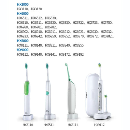 HX6100 EU Plug Charger For Philips Toothbrush HX6730 6511 3216 3226 9112 Etc - Toothbrushes by buy2fix | Online Shopping UK | buy2fix
