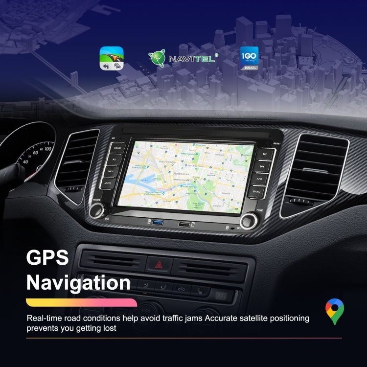 For Volkswagen/Skoda 1+32G Player Large Screen Carplay Android Navigation Reversing Camera Integrated Machine(Standard) - Car MP3 & MP4 & MP5 by buy2fix | Online Shopping UK | buy2fix