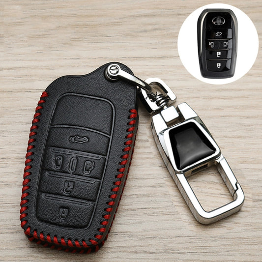 For Toyota Car Key Cover Multifunctional Keychain Anti-lost Number Plate, Style: K - Car Key Cases by buy2fix | Online Shopping UK | buy2fix