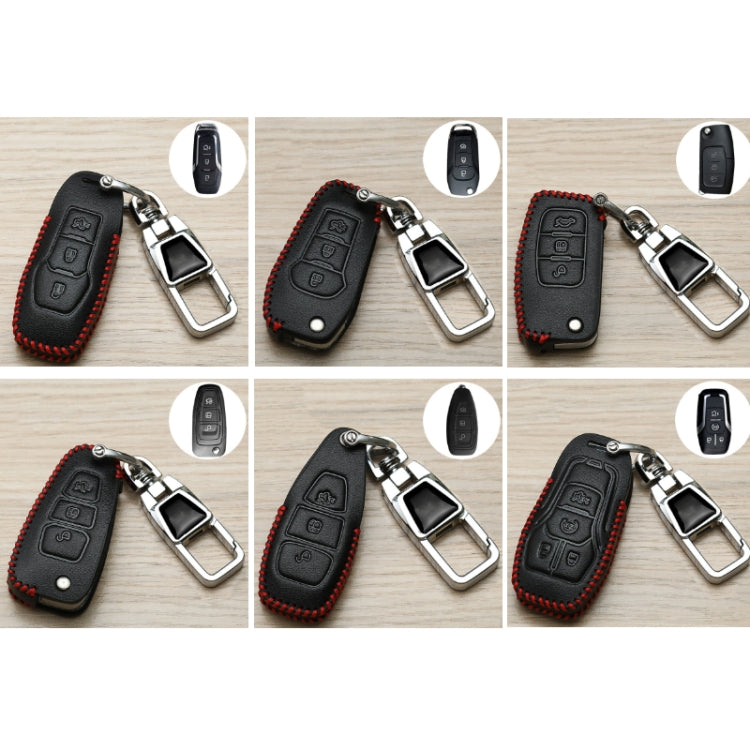 For Ford Car Key Cover Keychain Anti-lost Number Plate, Style: A - Car Key Cases by buy2fix | Online Shopping UK | buy2fix