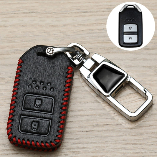 For Honda Car Key Cover Multifunctional Keychain Anti-lost Number Plate, Style: A - Car Key Cases by buy2fix | Online Shopping UK | buy2fix