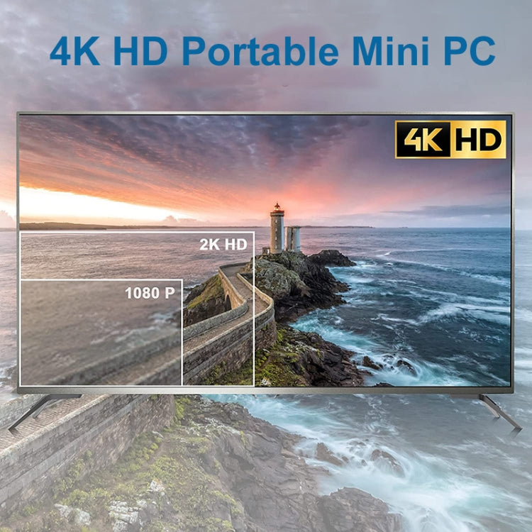 GK3Plus N100 8G+256G US Plug 12th Intel Alderlake Dual HDMI+VGA Triple Display 4K HD Pocket Mini PC - Windows Mini PCs by buy2fix | Online Shopping UK | buy2fix