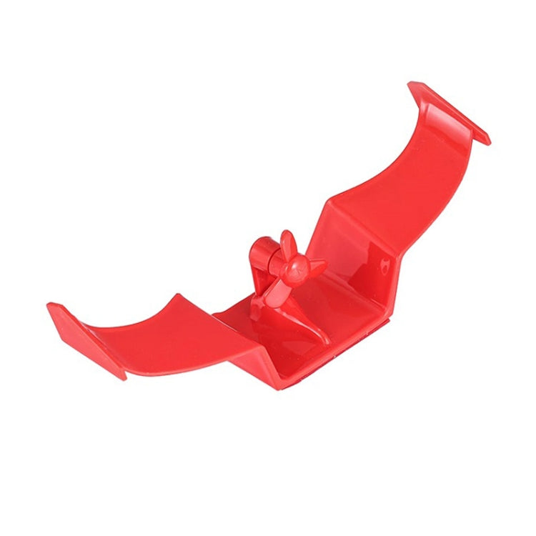 Car Mini Rear Wing Without Punching Decorative Stickers, Color: Red With Wind Leaves - Decorative Strip by buy2fix | Online Shopping UK | buy2fix