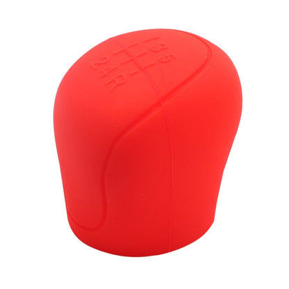 Automotive Silicone Manual Automatic Shift Lever Protective Cover, Size: Gear Shift Red - Shift Knob by buy2fix | Online Shopping UK | buy2fix