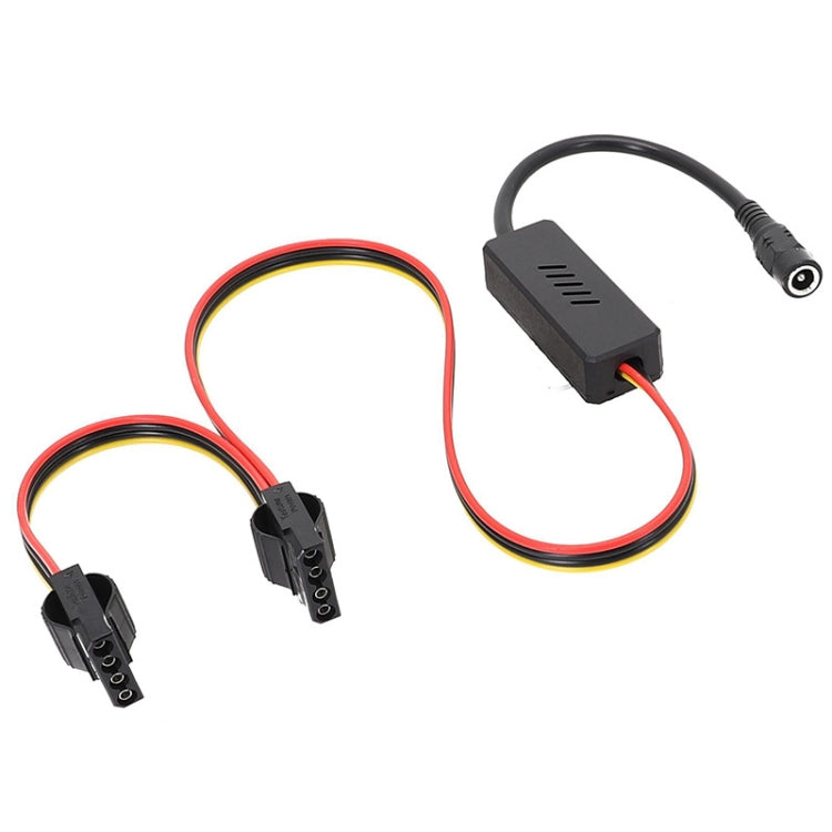 Adapter DC 5.5 x 2.5mm To Hard Disk Power Supply Cable, Model: DC To 4Pin One To Two - eSATA & SATA & IDE by buy2fix | Online Shopping UK | buy2fix