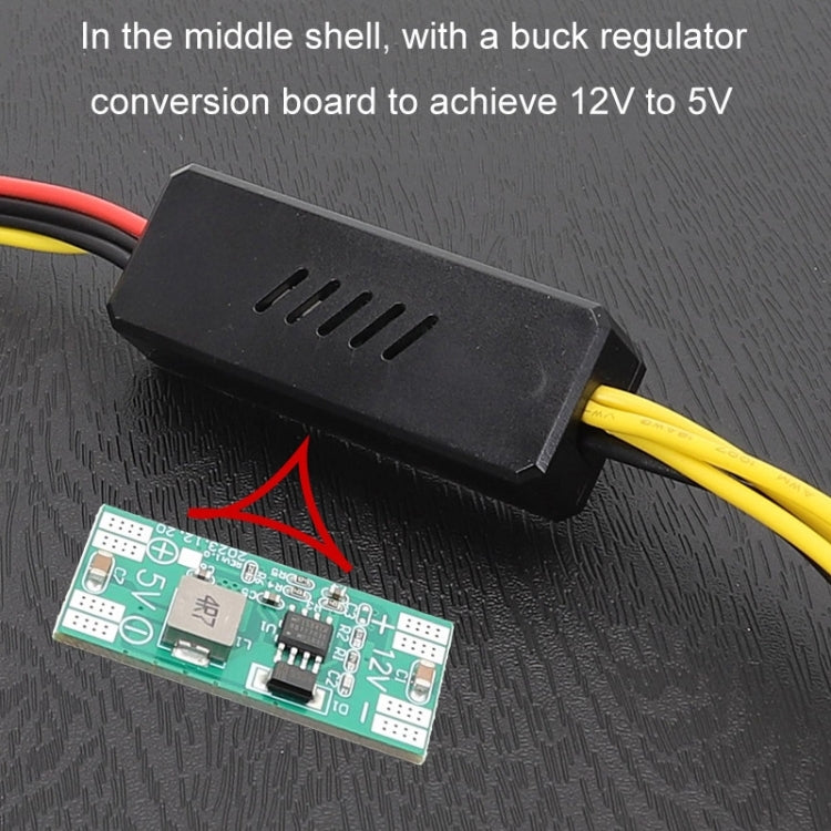 Adapter DC 5.5 x 2.5mm To Hard Disk Power Supply Cable, Model: DC To 4Pin One To Two - eSATA & SATA & IDE by buy2fix | Online Shopping UK | buy2fix