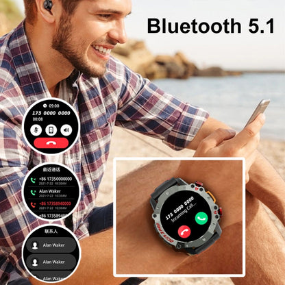 LOKMAT ZEUS3 Pro 1.39-Inch 5ATM Waterproof Outdoor Sports Bluetooth Call Smart Watch(Green) - Smart Watches by LOKMAT | Online Shopping UK | buy2fix