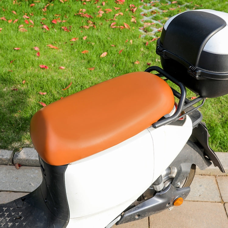 Electric Vehicle Universal Waterproof Sun Protection Seat Cover For All Seasons, Color: Light Brown(XL) - Seat Covers by buy2fix | Online Shopping UK | buy2fix