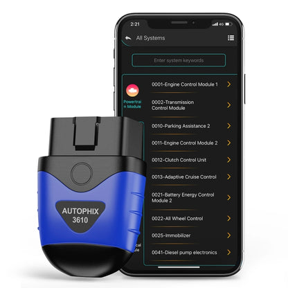 AUTOPHIX 3610 Bluetooth Car Full System Diagnostic Scanner For VW / AUDI / SKODA / SEAT - Electronic Test by AUTOPHIX | Online Shopping UK | buy2fix
