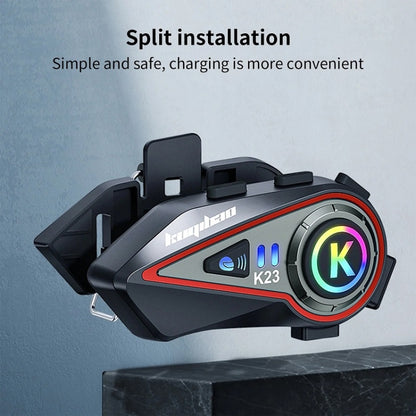 KUQIBAO Motorcycle Helmet Long-Lasting Bluetooth Headset With Light(Soft Microphone) - Car Walkie Talkie by KUQIBAO | Online Shopping UK | buy2fix