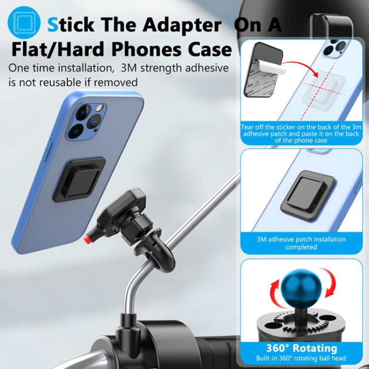 146G Bicycle Motorcycle Cell Phone Holder Rearview Mirror Handlebar Outdoor Riding Navigation Holder - Holder by buy2fix | Online Shopping UK | buy2fix