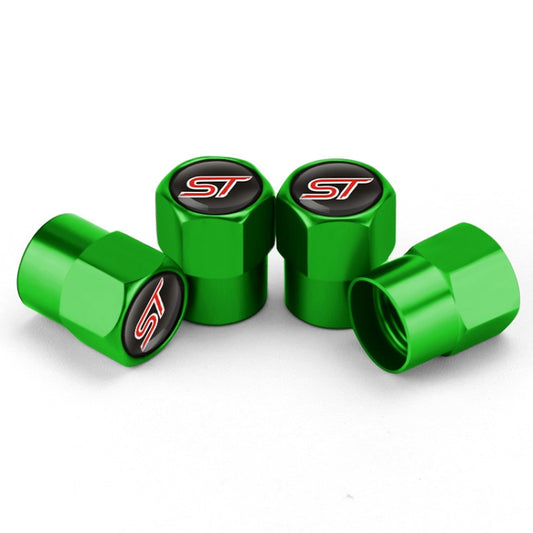 4pcs /Set Car Valve Cap Motorcycle Tire Decoration, Color: Green - Tire Valve Caps by buy2fix | Online Shopping UK | buy2fix