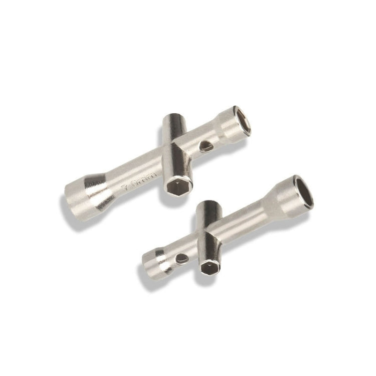 2pcs 3D Printer Cross Wrench Mini Socket M2/M2.5/M3/M4 Screw Nut Tool - Parts by buy2fix | Online Shopping UK | buy2fix