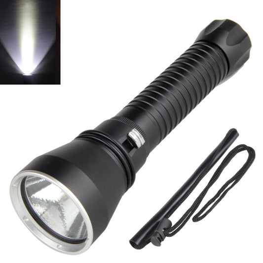 XHP70.2  Diving Flashlight 3000 Lumens IPX8 Waterproof Underwater 80m 2500mAh x 2 White Light - Diving Flashlight by buy2fix | Online Shopping UK | buy2fix