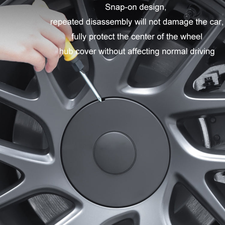 For 2024 Tesla Model 3 4pcs /Set Wheel Center Cover Modification Accessories(Original Car Color) - Wheels Tires & Parts by buy2fix | Online Shopping UK | buy2fix