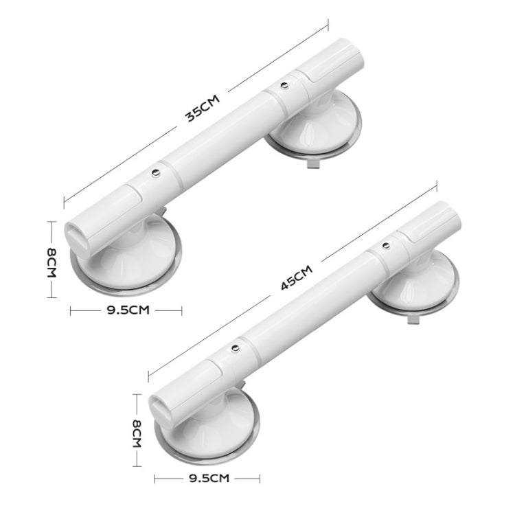 Heavy Duty Separate Design Shower Handles for Elderly with Luminous 35cm Suction Cup - Others by buy2fix | Online Shopping UK | buy2fix