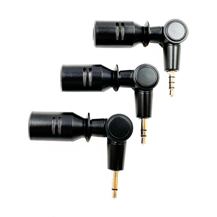 Mobile Phone Live Broadcast Microphone, Style: Pro 3.5 Straight Head 2-section Plug (Sponge Cover) - Microphone by buy2fix | Online Shopping UK | buy2fix