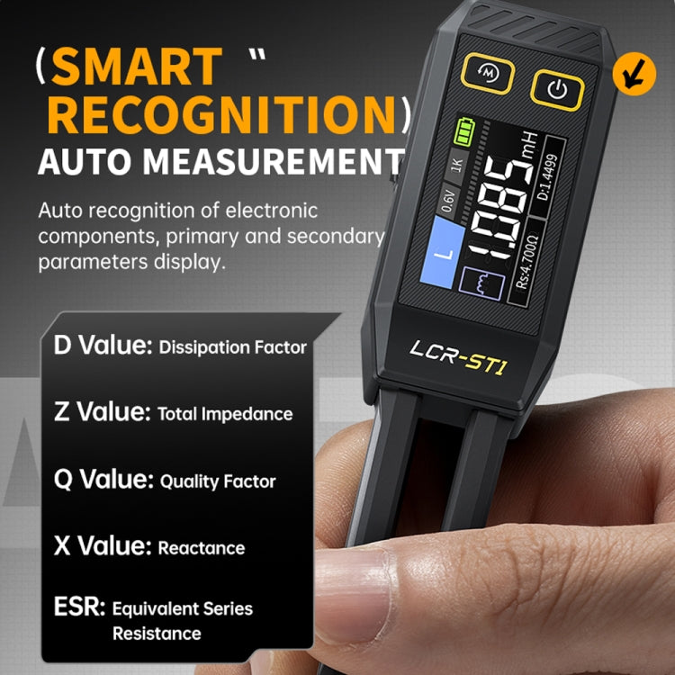 FNIRSI Digital Tweezers Resistor Capacitor Component Test Multimeter(LCR-ST1) - Digital Multimeter by FNIRSI | Online Shopping UK | buy2fix