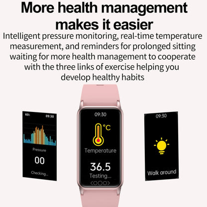 Uric Acid Blood Lipid Noninvasive Blood Sugar Heart Rate Oxygen Temperature Monitoring Smart Healthy Sports Bracelet(Black) - Smart Wristbands by buy2fix | Online Shopping UK | buy2fix