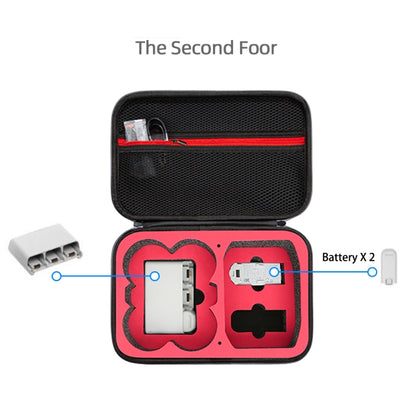 For DJI Neo Fly More Combo Carrying Case Handbag Protective Box(Black + Red Inner) - Backpacks & Bags by buy2fix | Online Shopping UK | buy2fix