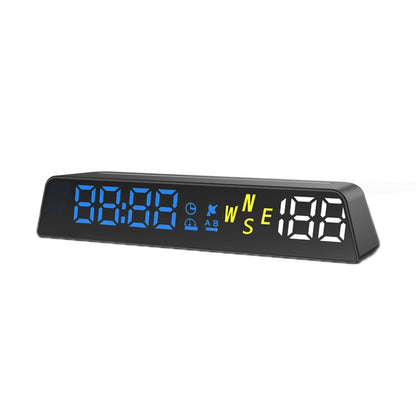 Head-up Display USB Powered High-definition Vehicle Code Altitude Meter(Blue White) - Head Up Display System by buy2fix | Online Shopping UK | buy2fix