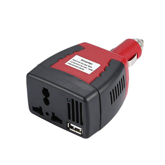 75W Car Inverter Voltage Conversion USB Port Charger, Color: 12V To 220V 2.1A Black - Modified Square Wave by buy2fix | Online Shopping UK | buy2fix