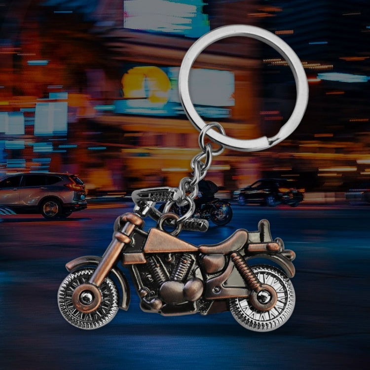 Simulation Cool Motorcycle Keychain Metal Decoration Pendant, Style: X-1425 Green Antique - Key Rings by buy2fix | Online Shopping UK | buy2fix