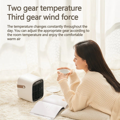 Y36 Mini Portable Desktop Heater Home Office Electric Heater, Color: EU Plug Green - Electric Heaters by buy2fix | Online Shopping UK | buy2fix