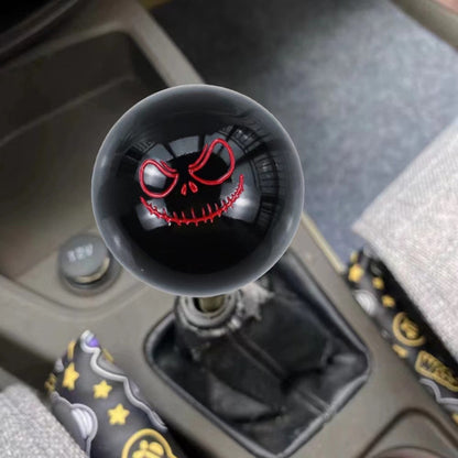 Car Modification Ghost Face Sphere Manual Shift Header(White) - Shift Knob by buy2fix | Online Shopping UK | buy2fix