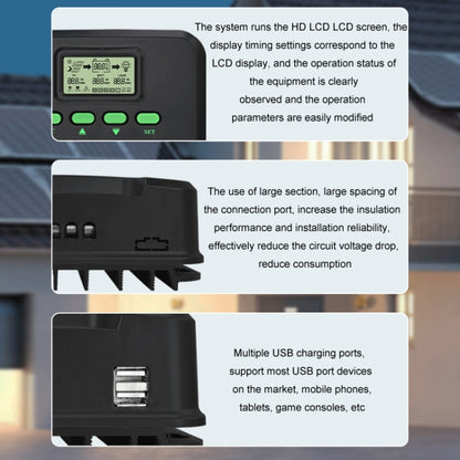 12V-24V 40A WIFI Remote MPPT Home Energy Storage Control System Solar Controller, Model: CM-D40 - Others by buy2fix | Online Shopping UK | buy2fix