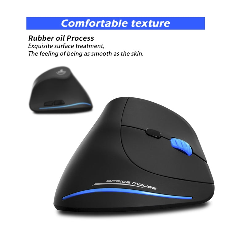 ZELOTES F-35A 6-Buttons Vertical Grip Ergonomic Rechargeable Wireless Mouse(Wireless Version) - Wireless Mice by ZELOTES | Online Shopping UK | buy2fix