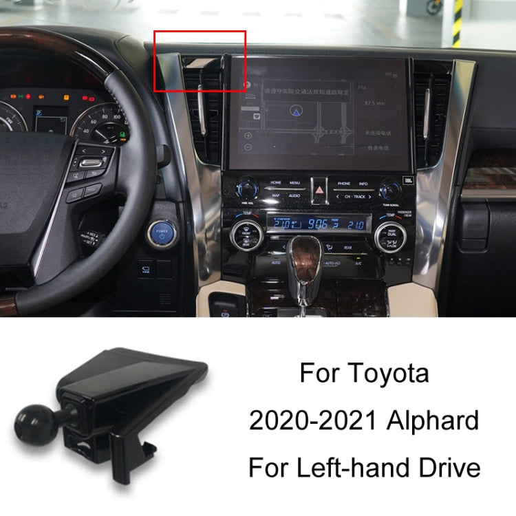 For Toyota Car Air Outlet Phone Holder Base, Model: 20-21 Alphard For Left-hand Drive - Special Car Holders by buy2fix | Online Shopping UK | buy2fix