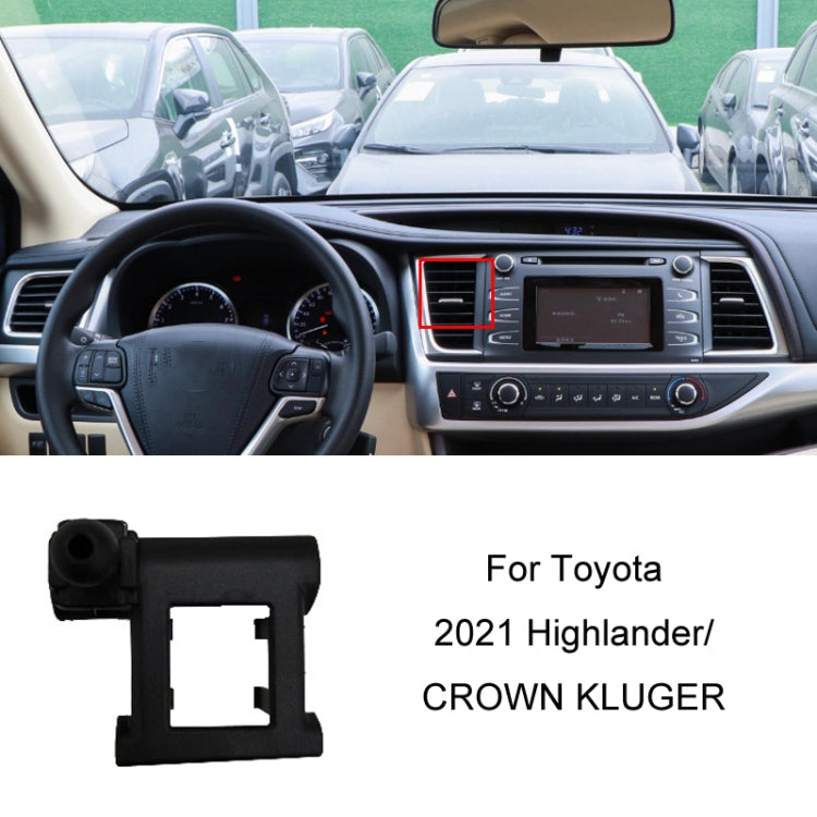 For Toyota Car Air Outlet Phone Holder Base, Model: 21 Highlander/CROWN KLUGER - Special Car Holders by buy2fix | Online Shopping UK | buy2fix