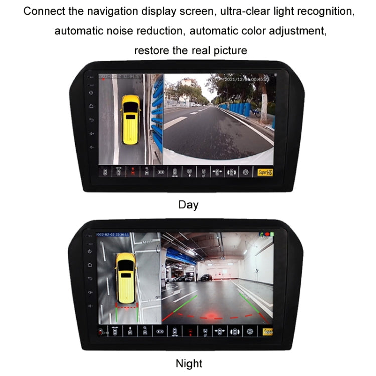 3D AHD1080P Switch 720P 360 Degree Panoramic Camera Imaging System Vehicle Camera(Cross-border Version) - Rear View Cameras by buy2fix | Online Shopping UK | buy2fix