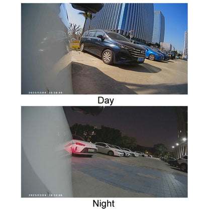 Punch-Free Car Imaging Side View Blind Spot Car Universal Night Vision Camera, Specifications: AHD1080P White - Rear View Cameras by buy2fix | Online Shopping UK | buy2fix