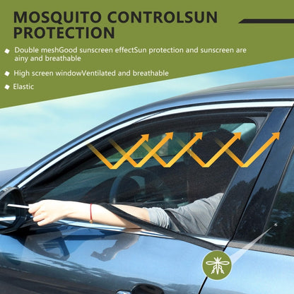 Car Rear Trunk Ventilation Shade Anti-mosquito Screen Cover, Size: M(Set) - Window Foils & Solar Protection by buy2fix | Online Shopping UK | buy2fix