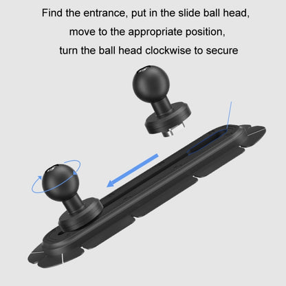 SUV Car Modified Central Control Bracket Base Slider, Specifications: Screw Rail Base - Universal Car Holders by buy2fix | Online Shopping UK | buy2fix