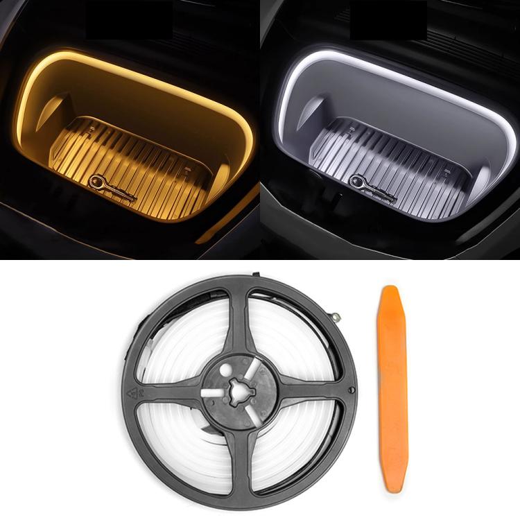 For Tesla Model 3 / Y Front Trunk Atmosphere Decorative Lights Welcome Light Bar(Warm Light) - Atmosphere lights by buy2fix | Online Shopping UK | buy2fix